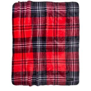 Victoria Secret Buffalo Plaid Sherpa Blanket